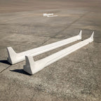 Installed View - Mitsubishi Lancer CE Coupe: Evo 6 Style Side Skirts