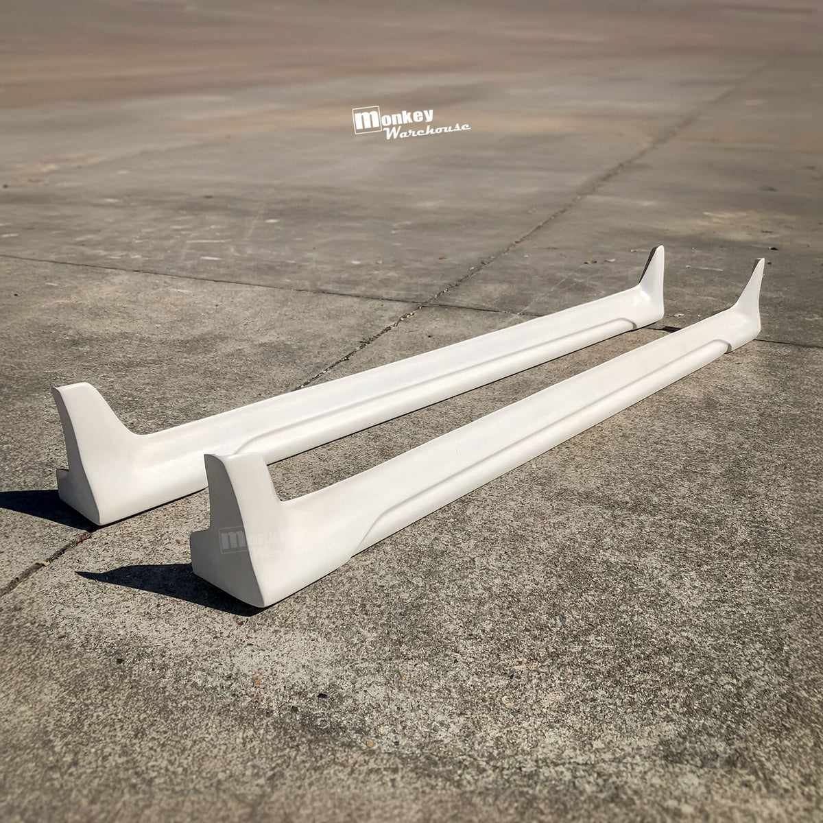Installed View - Mitsubishi Lancer CE Coupe: Evo 6 Style Side Skirts