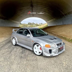 Installed View - Mitsubishi Lancer CE Sedan (1996-2002): Premium Window Visors