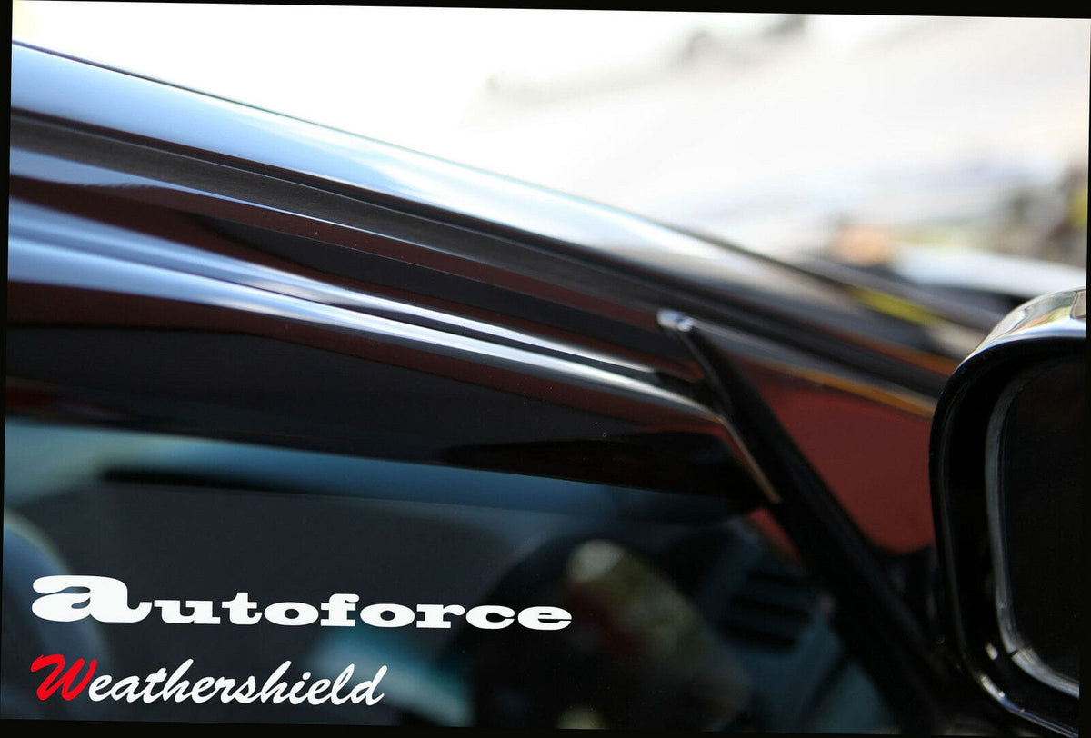 Installed View - Mitsubishi Lancer CE Sedan (1996-2002): Premium Window Visors