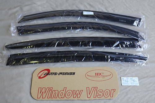 Installed View - Mitsubishi Lancer CE Sedan (1996-2002): Premium Window Visors
