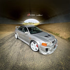 Installed View - Mitsubishi Lancer CE Sedan (1996-2002): Premium Window Visors