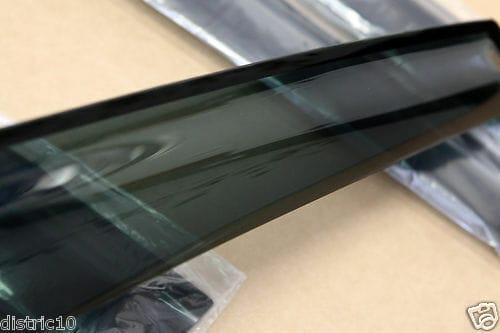Installed View - Mitsubishi Lancer CH Sedan (2003-2007): Premium Window Visors