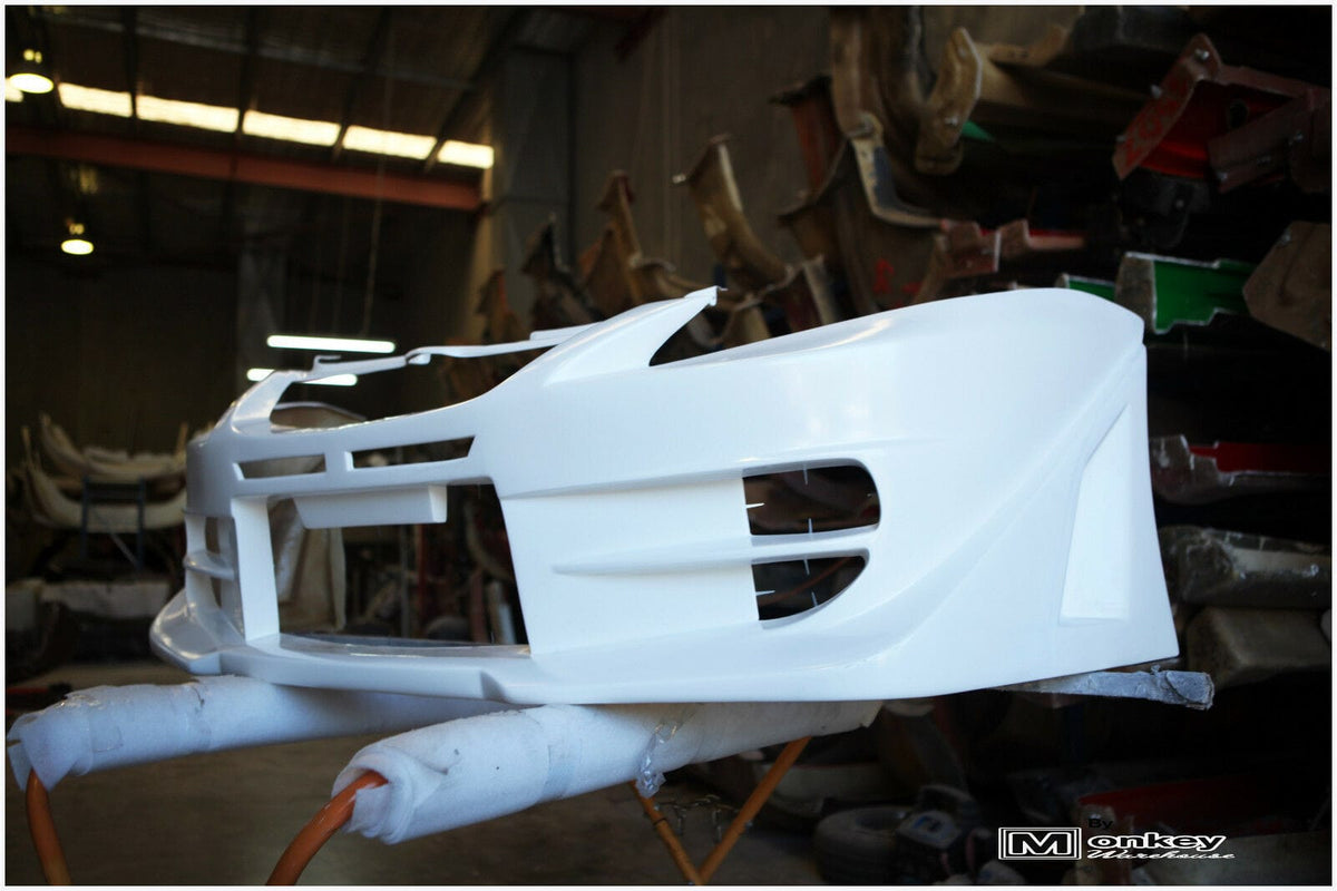 Installed View - Mitsubishi Lancer CH Sedan: Accolade Style Front Bumper