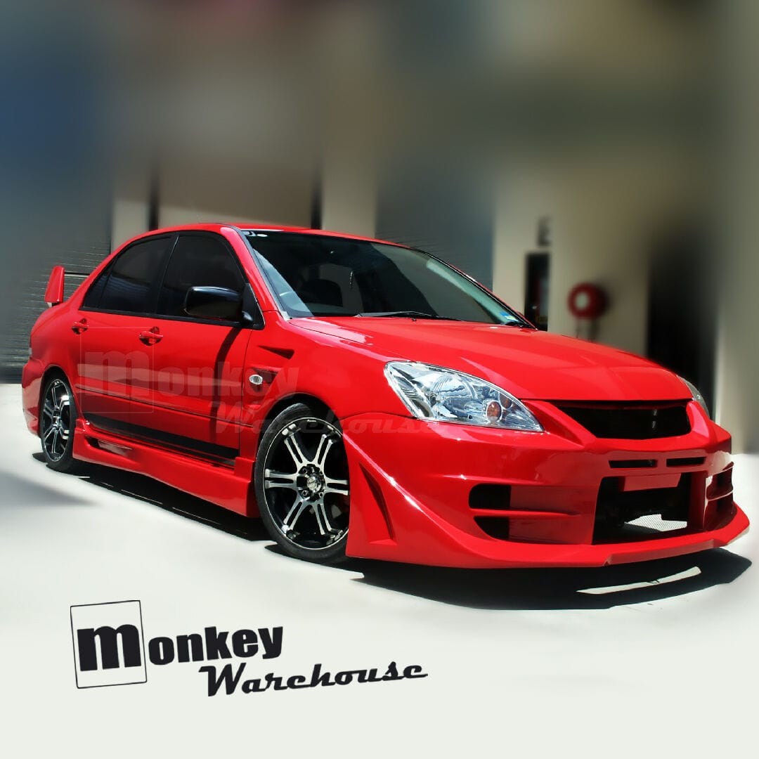 Installed View - Mitsubishi Lancer CH Sedan: Accolade Style Full Body Kit