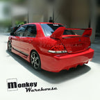 Installed View - Mitsubishi Lancer CH Sedan: Accolade Style Side Skirts