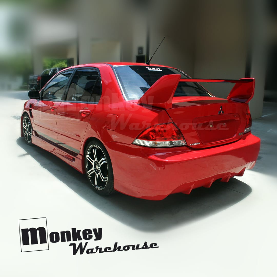 Installed View - Mitsubishi Lancer CH Sedan: Accolade Style Side Skirts