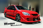 Installed View - Mitsubishi Lancer CH Sedan: Accolade Style Side Skirts