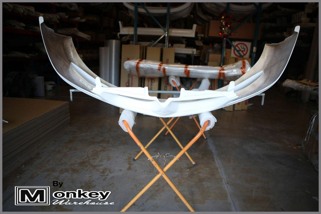 Installed View - Mitsubishi Lancer CH Sedan: Evo 8 Style Front Bumper