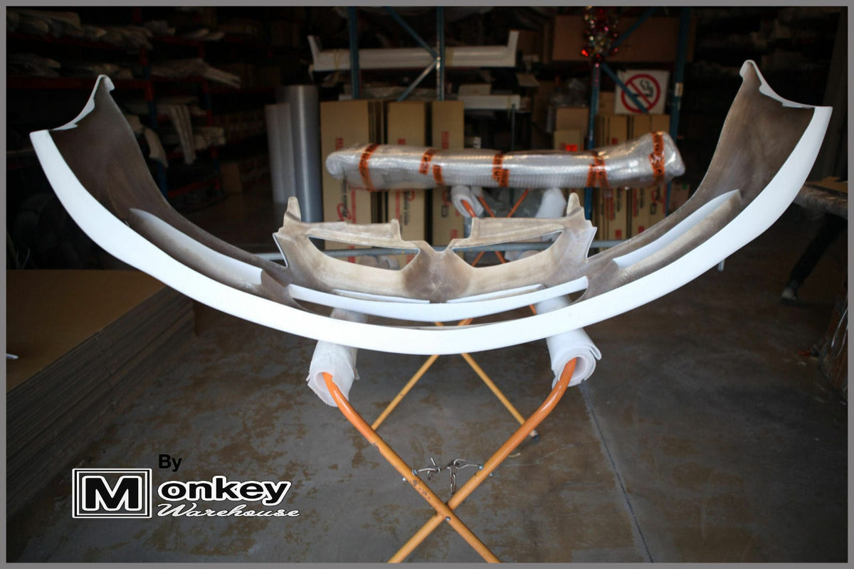Installed View - Mitsubishi Lancer CH Sedan: Evo 8 Style Front Bumper