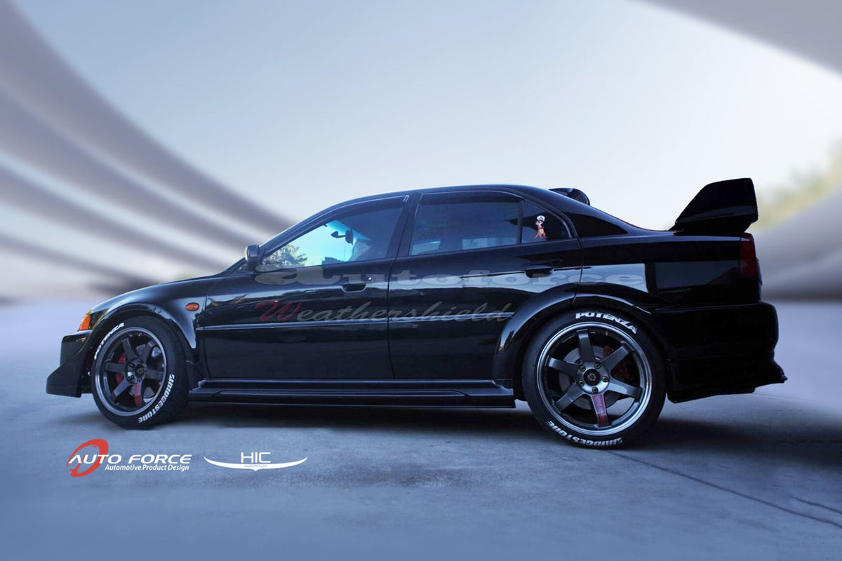 Installed View - Mitsubishi Lancer Evolution 4 5 6 Sedan (1996-2000): Premium Roof Spoiler