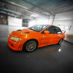 Installed View - Mitsubishi Lancer Evolution 7: Evo 7 Style Front Bumper