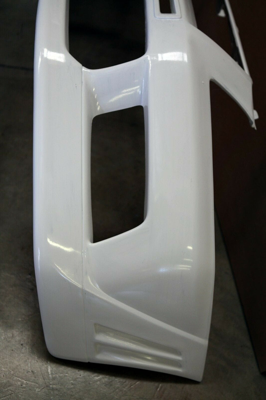 Installed View - Mitsubishi Lancer Evolution 7: Evo 7 Style Front Bumper