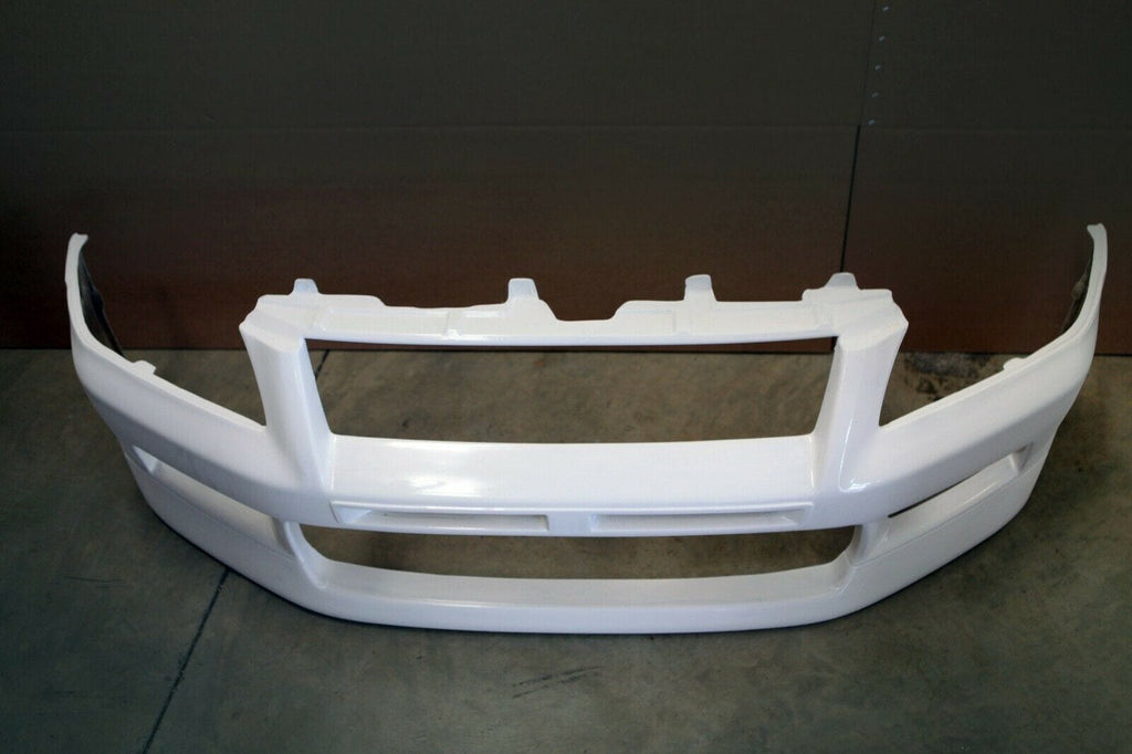 Installed View - Mitsubishi Lancer Evolution 7: Evo 7 Style Front Bumper
