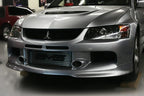 Installed View - Mitsubishi Lancer Evolution 8/9: Evo 9 Style Front Bumper