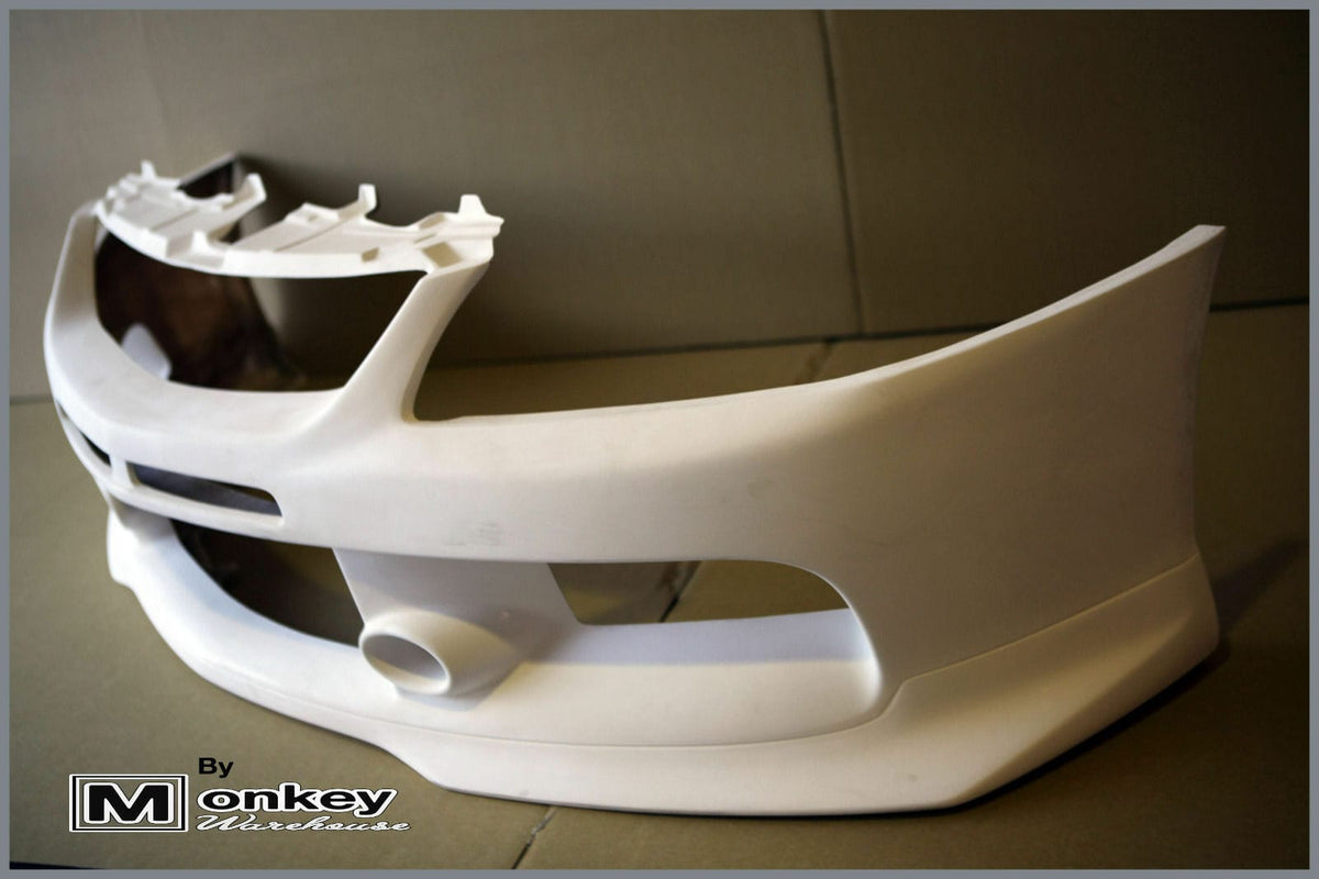 Installed View - Mitsubishi Lancer Evolution 8/9: Evo 9 Style Front Bumper