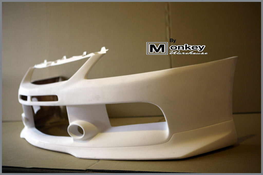Installed View - Mitsubishi Lancer Evolution 8/9: Evo 9 Style Front Bumper