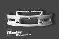 Installed View - Mitsubishi Lancer Evolution 8/9: Evo 9 Style Front Bumper