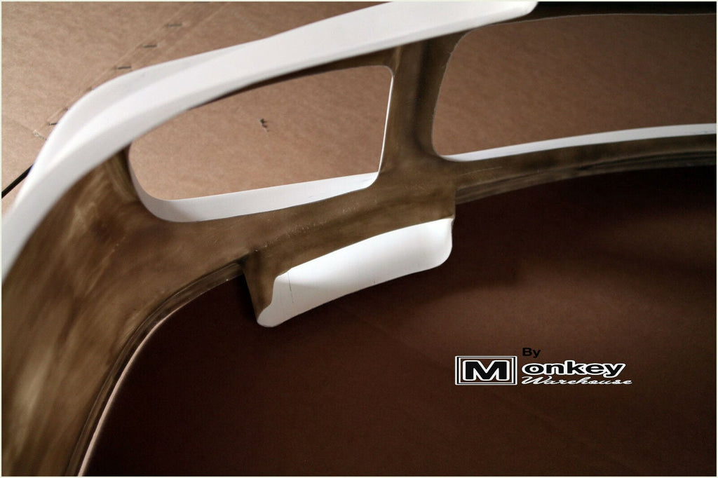 Installed View - Mitsubishi Lancer GSR CC: Evo 3 Style Front Bumper
