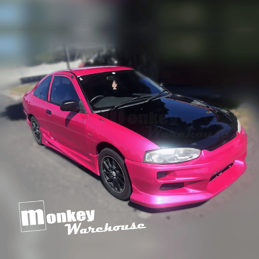 Installed View - Mitsubishi Lancer Mirage CE: Trial Style Front Bumper