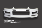 Installed View - Mitsubishi Lancer Mirage CE: Trial Style Front Bumper