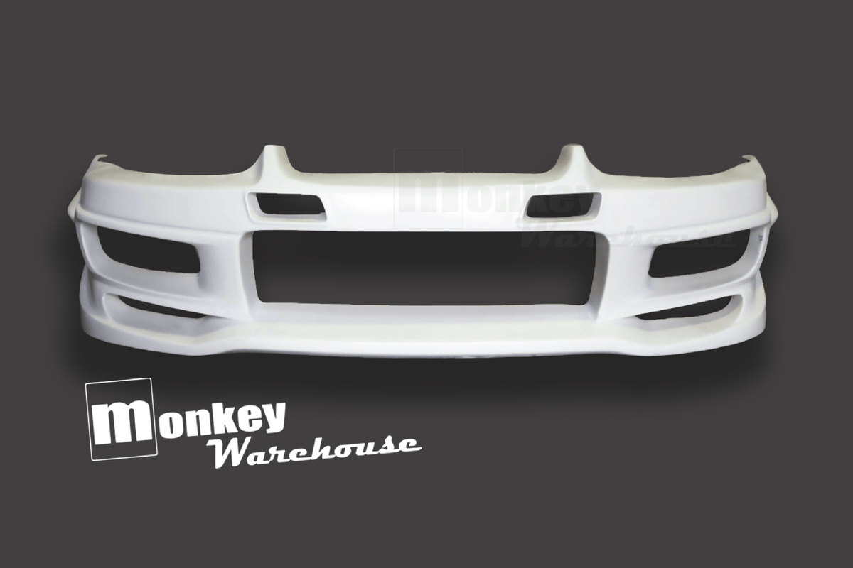 Installed View - Mitsubishi Lancer Mirage CE: Trial Style Front Bumper