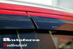 Installed View - Mitsubishi Outlander (2012-2023): Premium Window Visors
