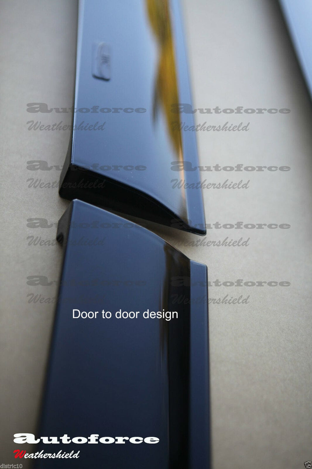 Installed View - Mitsubishi Outlander (2012-2023): Premium Window Visors