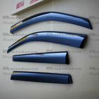 Installed View - Mitsubishi Outlander (2012-2023): Premium Window Visors
