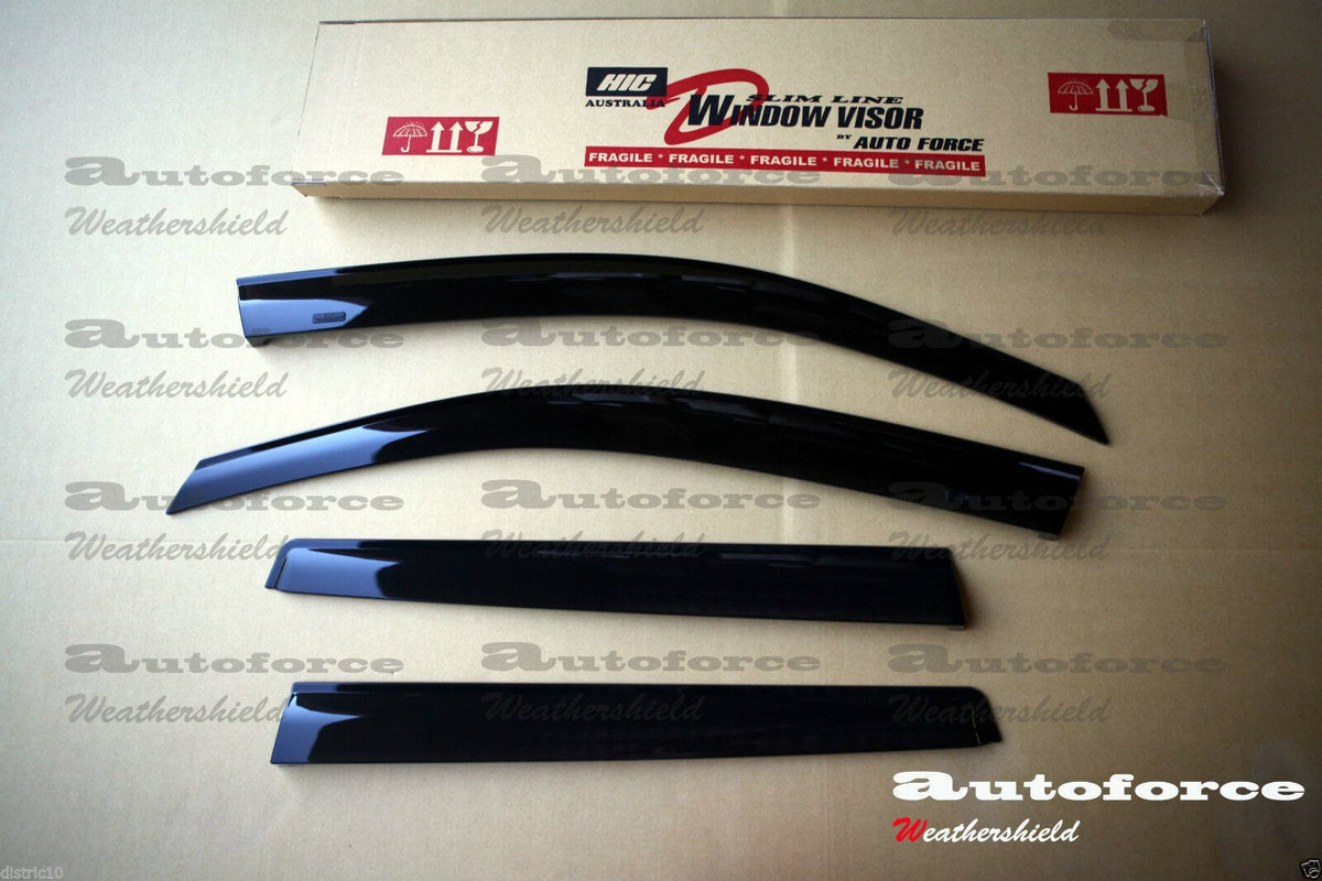 Installed View - Mitsubishi Outlander (2012-2023): Premium Window Visors