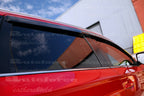 Installed View - Mitsubishi Outlander (2012-2023): Premium Window Visors