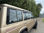 Installed View - Mitsubishi Pajero (1982-1991): Premium Window Visors