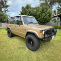 Installed View - Mitsubishi Pajero (1982-1991): Premium Window Visors