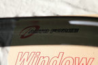 Installed View - Mitsubishi Pajero 2-Door (2007-2015): Premium Window Visors