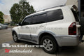 Installed View - Mitsubishi Pajero (2006-2020): Premium Window Visors