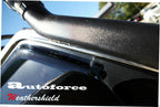 Installed View - Mitsubishi Pajero 5-Door (1991-2000): Premium Window Visors