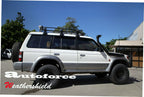 Installed View - Mitsubishi Pajero 5-Door (1991-2000): Premium Window Visors