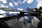 Installed View - Mitsubishi Pajero NM NP (1999-2006): Premium Roof Spoiler Dust Deflector