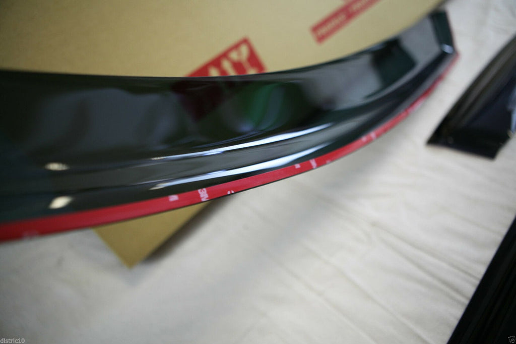 Installed View - Mitsubishi Triton MQ / MR Dual Cab (2015-2023): Premium Window Visors