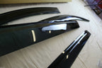 Installed View - Mitsubishi Triton MQ / MR Dual Cab (2015-2023): Premium Window Visors