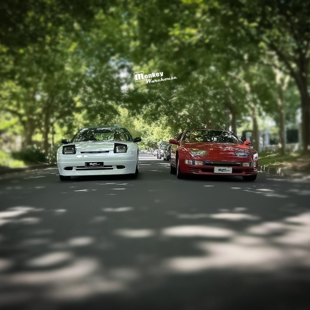 Installed View - Nissan 180SX: Instant Gentleman Style Front Bumper