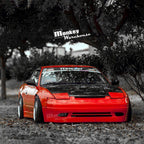 Installed View - Nissan 180SX: Instant Gentleman Style Front Bumper