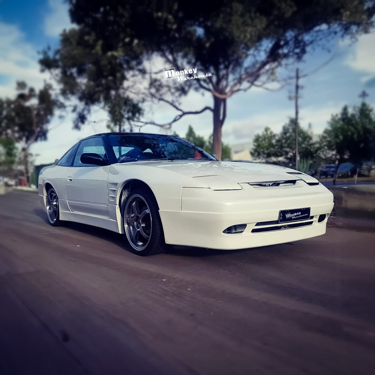 Installed View - Nissan 180SX: Instant Gentleman Style Full Body Kit