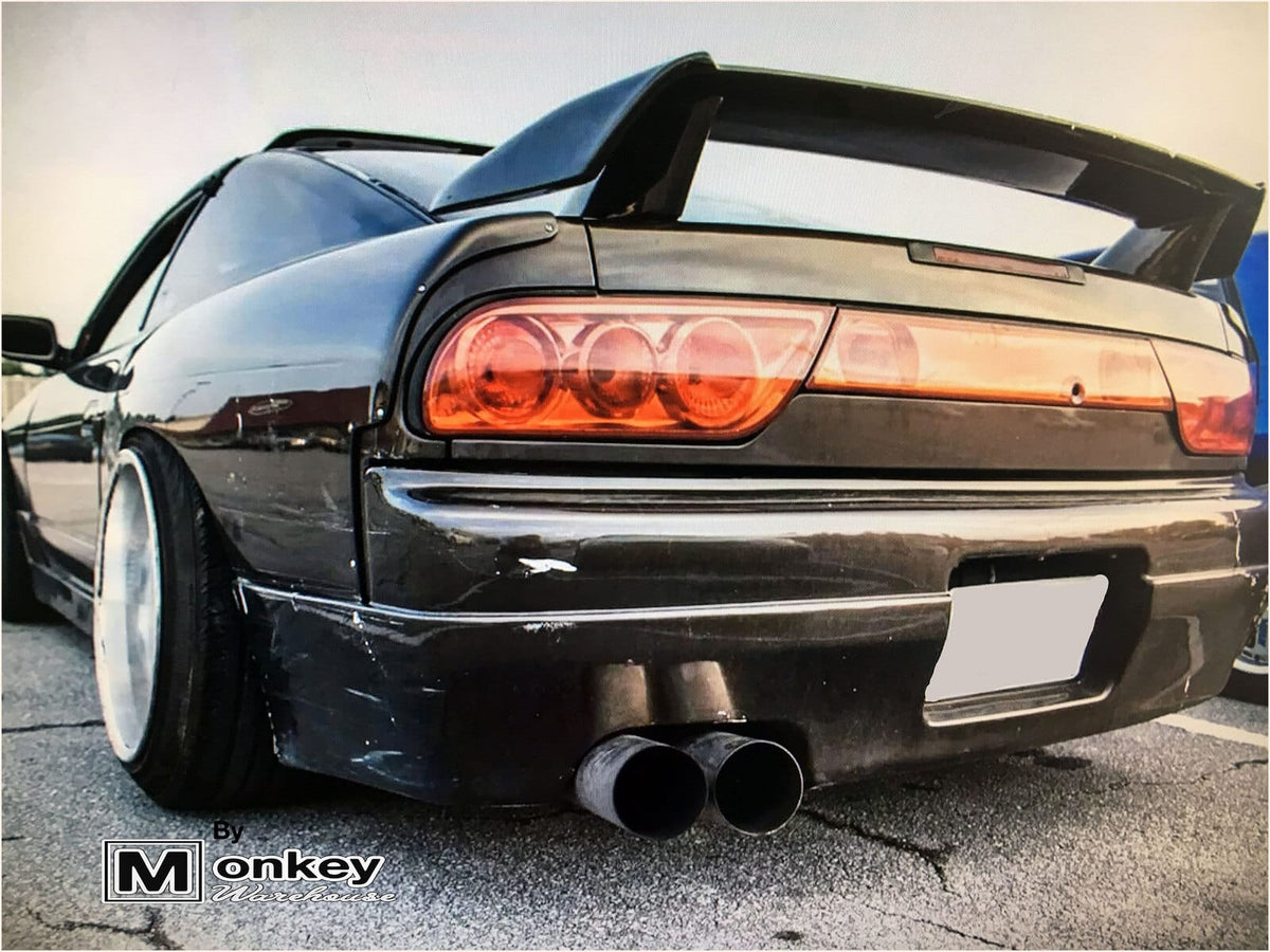 Installed View - Nissan 180SX: Instant Gentleman Style Rear Bumper