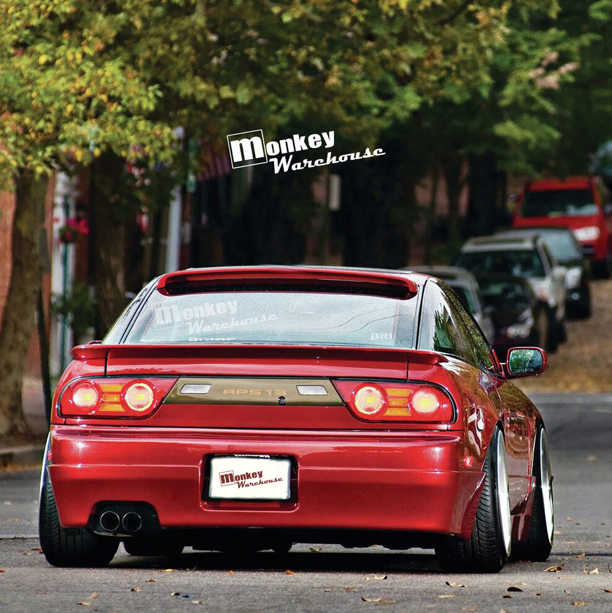 Installed View - Nissan 180SX: Instant Gentleman Style Rear Bumper
