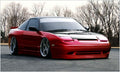 Installed View - Nissan 180SX: Instant Gentleman Style Side Skirts
