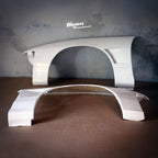 Installed View - Nissan 180SX: Origin Style +20mm Front Guard Fenders