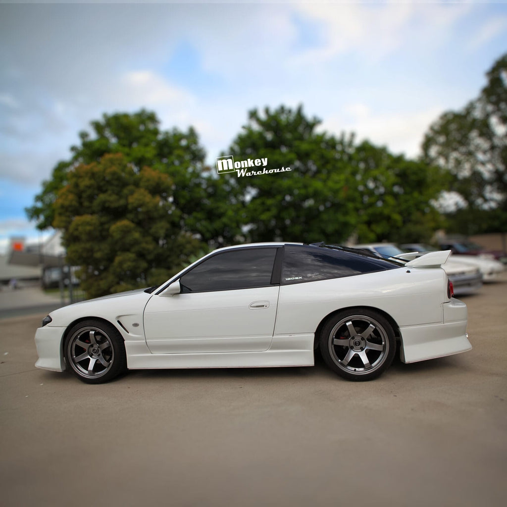 Installed View - Nissan 180SX: Origin Style +20mm Front Guard Fenders