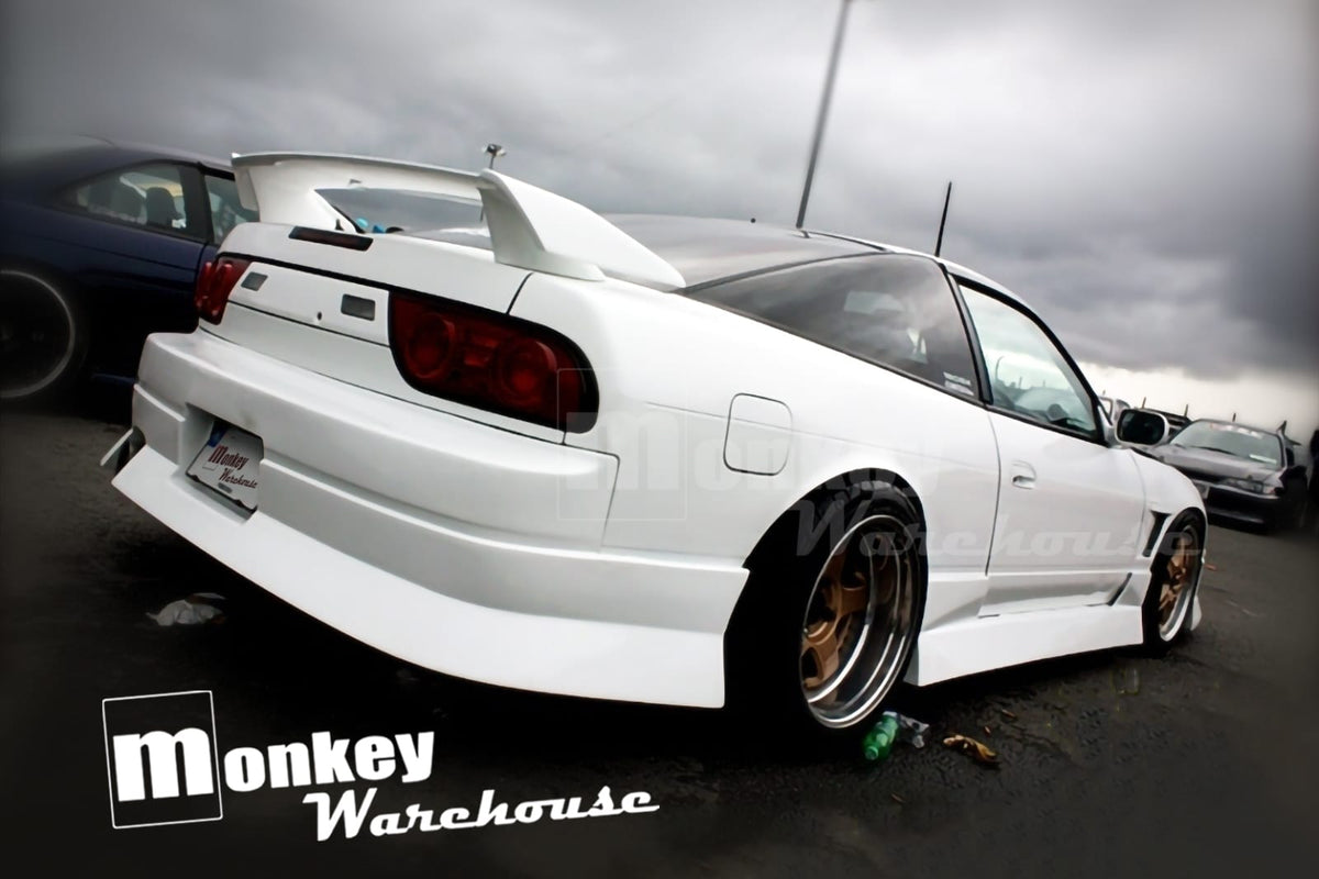 Installed View - Nissan 180SX: Origin Style Rear Quarter Panels