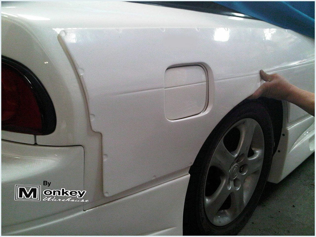 Installed View - Nissan 180SX: Origin Style Rear Quarter Panels